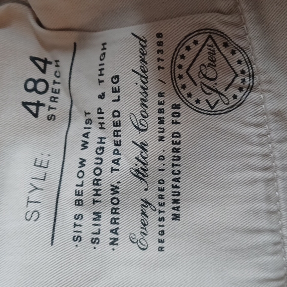 J. Crew style 484 32×30 New with defect - Picture 6 of 10